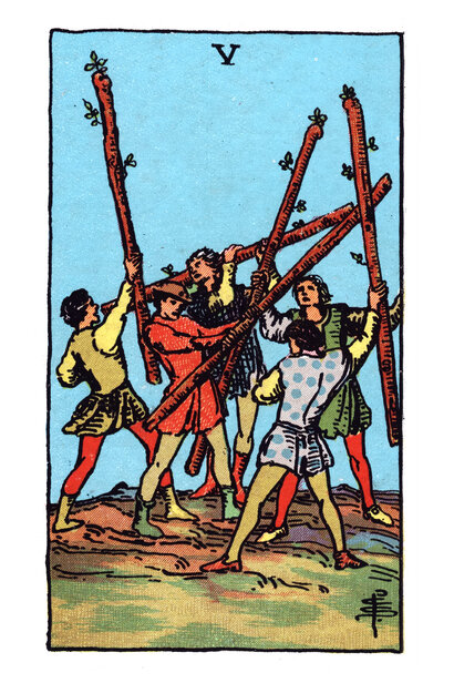 Five of Wands